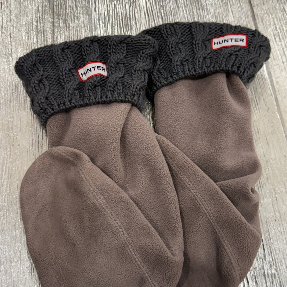 Hunter boot socks women’s grey, size 7